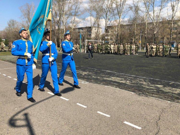 Второй этап военно спортивной игры "Жарқыл-Зарница 2019"