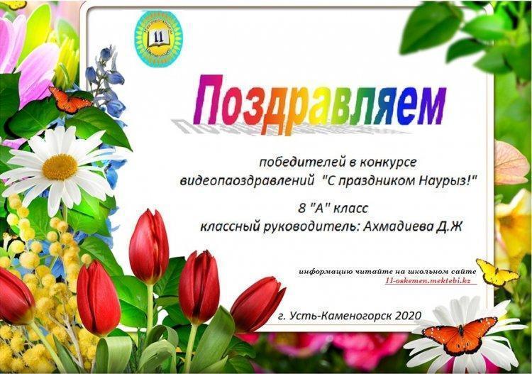 Результаты конкурса видеопоздравлений "С праздником Наурыз"
